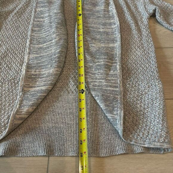 Dakini Womens Cardigan Open Front M‎ Gray Wool Blend Classic Cozy Comfort - Picture 7 of 8